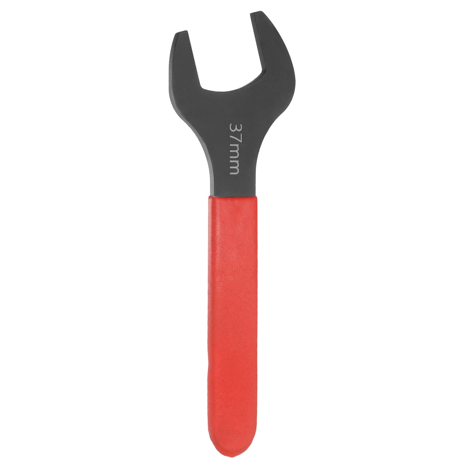 sourcing map Single Open End Wrench 37mm Metric 15 Degree Offset Angle U-Shaped Open Ended Spanner Small Flat Head Blackening Wrench with Red Shank for Automotive Repair Furniture Assembly โ image 1