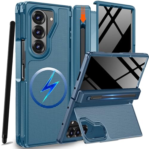 Funda Galaxy Z Fold 6 con protector privacidad y soporte