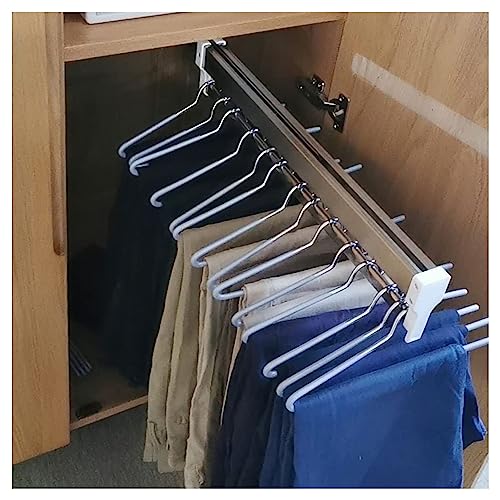 Rail de diapositives LWX coulissant pour pantalon et penderie rétractable - 2