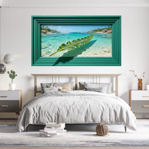 Décoration améliorée activée par l'eau paysage tropical 3D