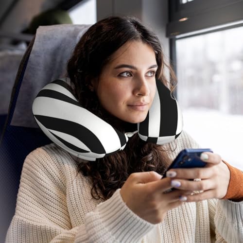 Almohada de viaje de poliéster con soporte para cuello miniatura 6