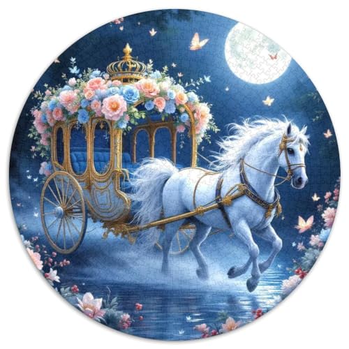 Puzzle para adultos de 1000 piezas redondo, el regalo perfecto de fantasía