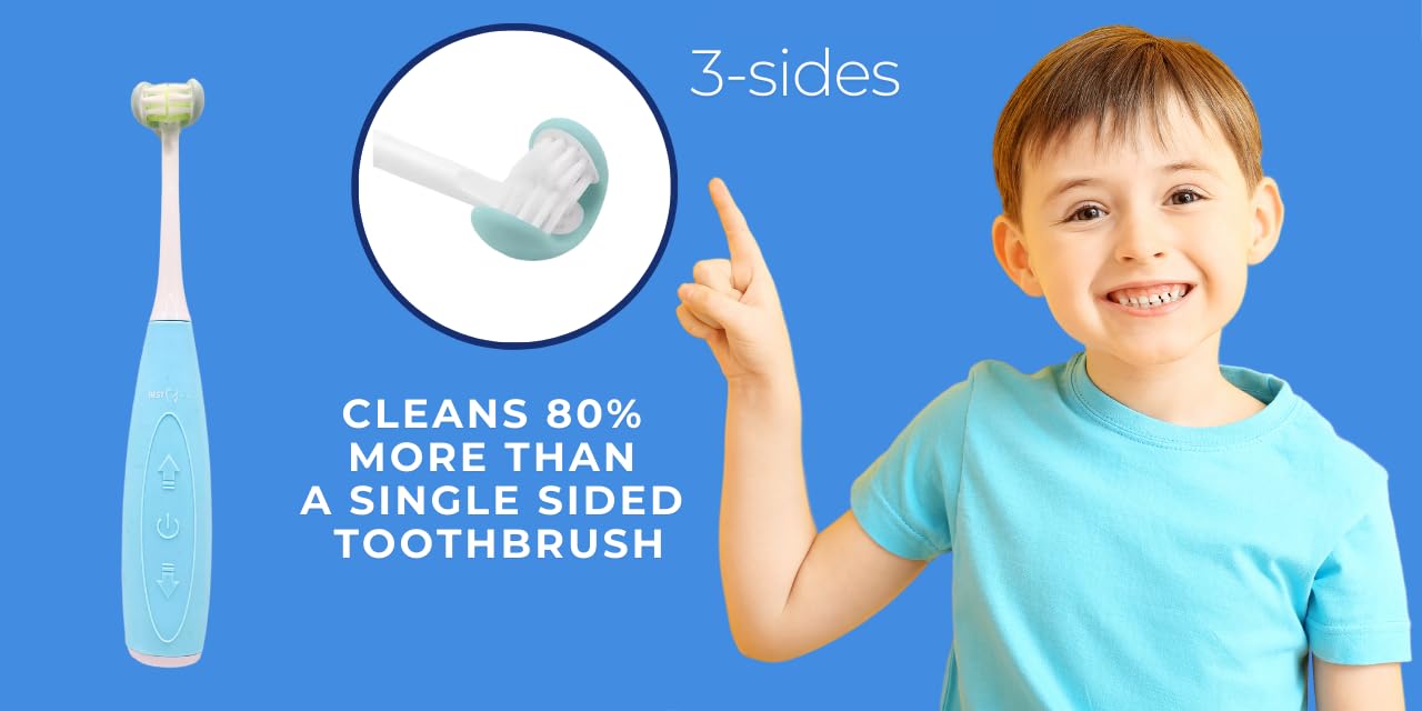 Best Smile Kids Electric 3-Sided Toothbrush