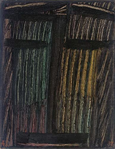 Tableau dans le fourré Von Jawlensky art mural vintage 60x90cm