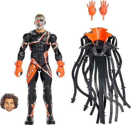 Mattel WWE Elite Collection Action Figure & Accessories, Premium Live Event Stardust Set, Wrestlemania with Sam Roberts Build-A-Figure Parts