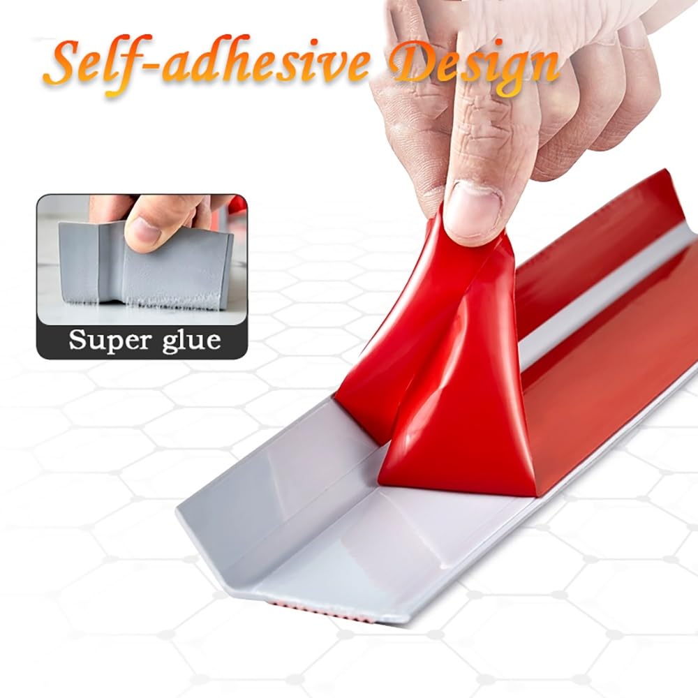 Treppenkantenprofil Selbstklebend 1m - Rutschfester PVC Kantenschutz Für Innen & Außen