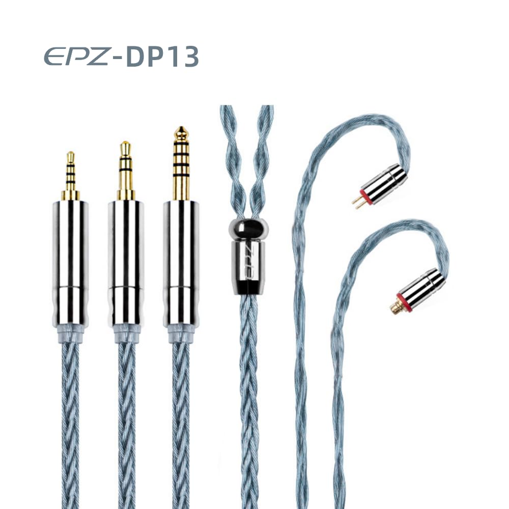 EPZ DP13　イヤホンケーブル Amazon.co.jp: Hifi Kingdom EPZ DP13 単結晶銅銀メッキグラフェン