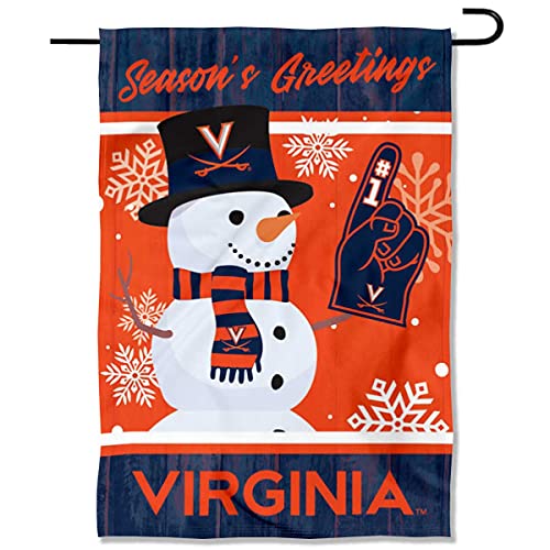 Virginia Cavaliers Holiday Winter Snow Garden Banner Flag