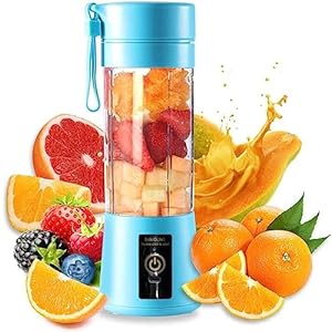 Elektrische mini-blender, draagbaar, 380 ml, 6 3D-messen, draagbaar, mini-sapcentrifuge, USB, oplaadbaar, sap, milkshake, voedingssupplement, groentesap, soja, melk, smoothie, outdoor, mini-sapcentrifuge