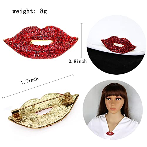 Image of Fashion Rhinestone Flower Brooches Pins Cute Pearl Crystal Floral Lapel Pin Brooch Costume Decorate Jewelry for Women Gril Gift