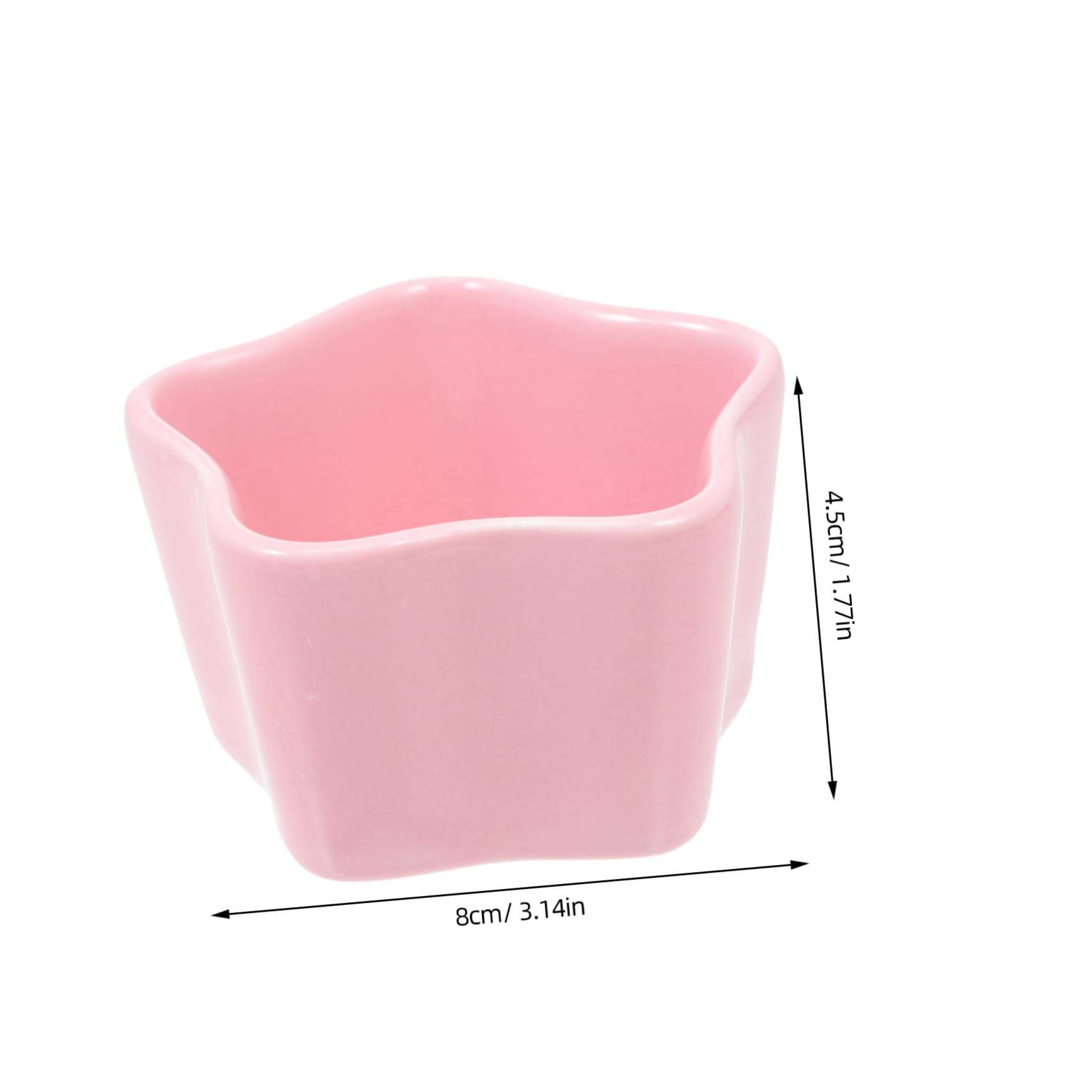Balacoo 2Pcs Ceramic Animal Bowl for Hamsters and Guinea Pigs Water Dish Feeder with Sturdy Base Cute Lucky Present for