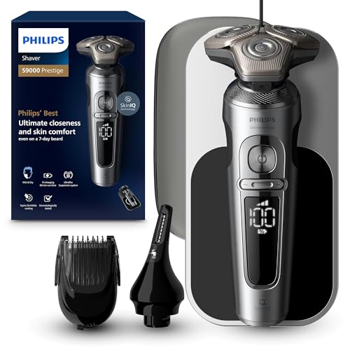 Philips Shaver Series 9000 Prestige, Wet and Dry Electric Shaver,...
