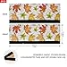 Oarencol Fall Maple Leaves Refrigerator Door Handle Covers Autumn Retro Set of 2 Kitchen Appliance Decor for Fridge Oven Dishwasher