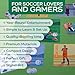 ALINA GAMES Soccer League Board Game | Fun Football Game for Kids, Teens & Adults | Great for Family Game Night, Parties 2-8 Players, 20-60 Min Playtime
