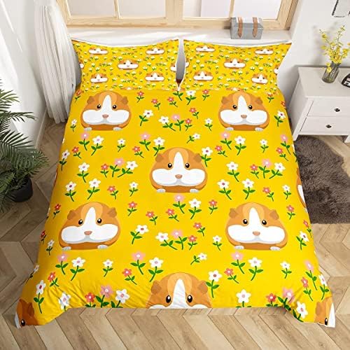 Loussiesd Girls Christmas Tree Duvet Cover Blue Xmas Theme Bedding Set Chic Winter Snowflake Comforter Cover for Girls Daughter Bedroom Decor Girly Glitter Bedspread Cover King 3Pcs