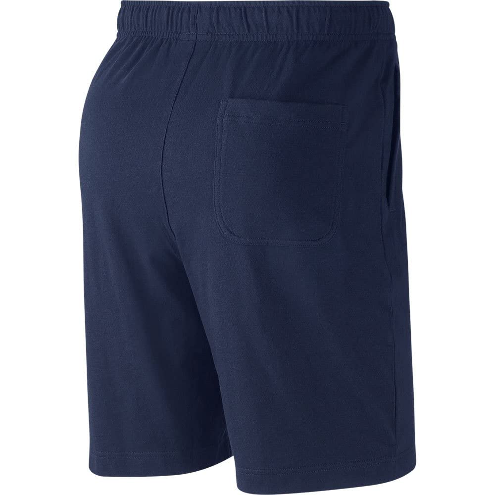 Nike Club Short Jsy - Pantalones Cortos, Hombre, Azul (Midnight Navy/(White), XL