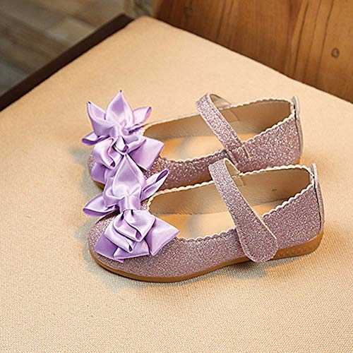 Rhinestone Buckle Ballerina Flat Infant Baby Walking Shoes Moccasins Infant Baby Boys Girls Slippers Purple #TOP3