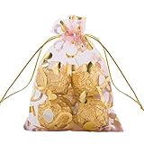 ❀Bonitas bolsas de regalos: las bolsas de regalo de organza son pequeñas y exquisitas, prácticas y hermosas para tus diversas demandas; bueno para guardar regalos en tu propio estilo.