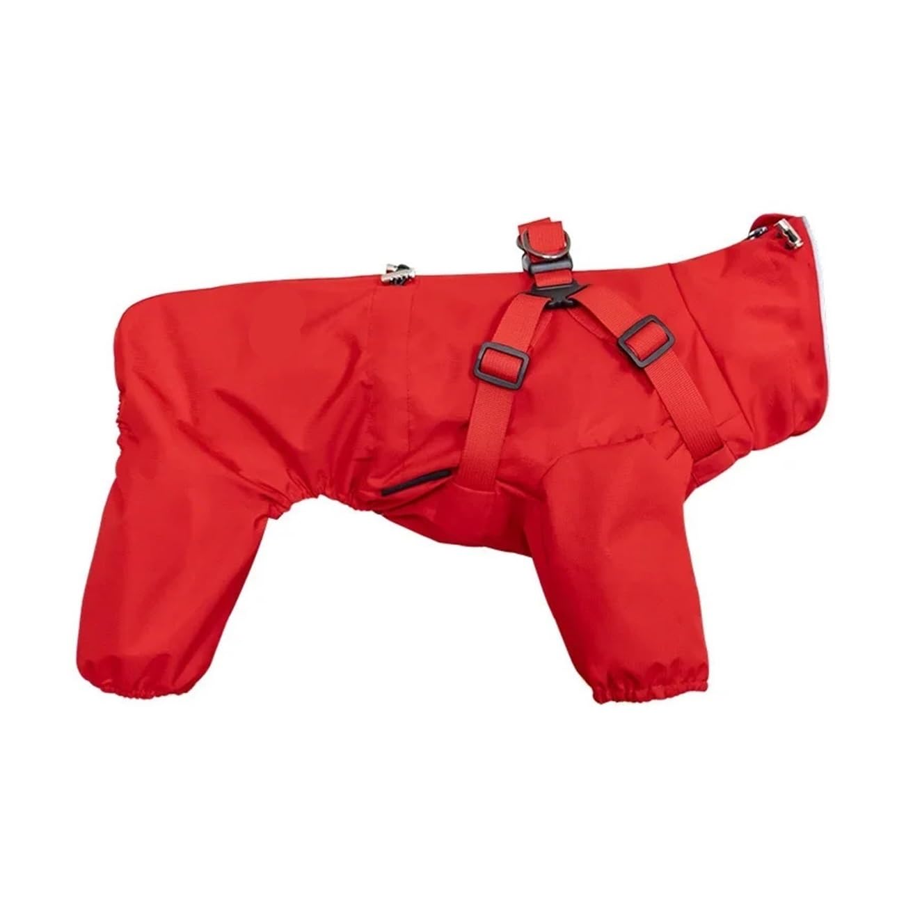 Manteau de pluie pour chien avec harnais : finie la corvée du séchage après la promenade