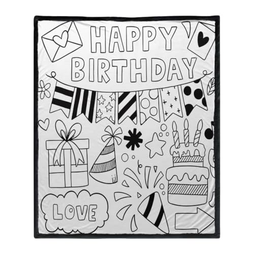 Couverture à colorier pour canaliser l'énergie des garçons lors d'une fête