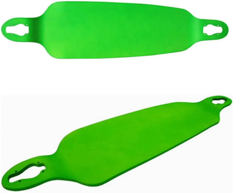 Neon Green Drop Down / Through Longboard Lowrider Skateboard Deck Cruiser