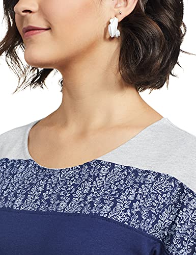 Image of Max Women Women Striped Round Neck T-Shirt