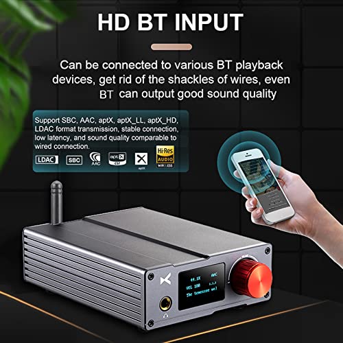 Alto-falante,ERYUE Amplificador de potência DA-100 BT5.0 de alto desempenho balanceado DAC e amplifi