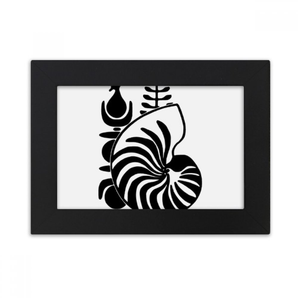 Cadre Photo Noir Emblème Nouvelle-Calédonie 5X7 Pouces Bureau DIYthinker