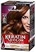 Schwarzkopf Keratin Color Anti-Age Hair Color Cream, 4.3 Red Velvet Brown (Packaging May Vary)