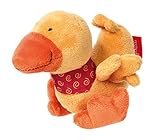 Weiches Stofftier aus kuscheligem Material, Süßes Entchen mit Halstuch - Der ideale Kuschelfreund für Babys und Kleinkinder