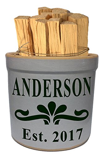 1 Gallon Personalized Stoneware Crock - Teaberry #TOP3