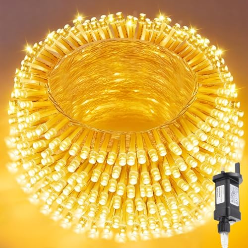 grestar 30M 300 LED Fairy Lights Plug in, Christmas String Lights 8 Modes & IP44 Waterproof Indoor Outdoor Decorative Twinkle Fairy Lights for Bedroom,Patio Garden Wedding Party Tree Decorations