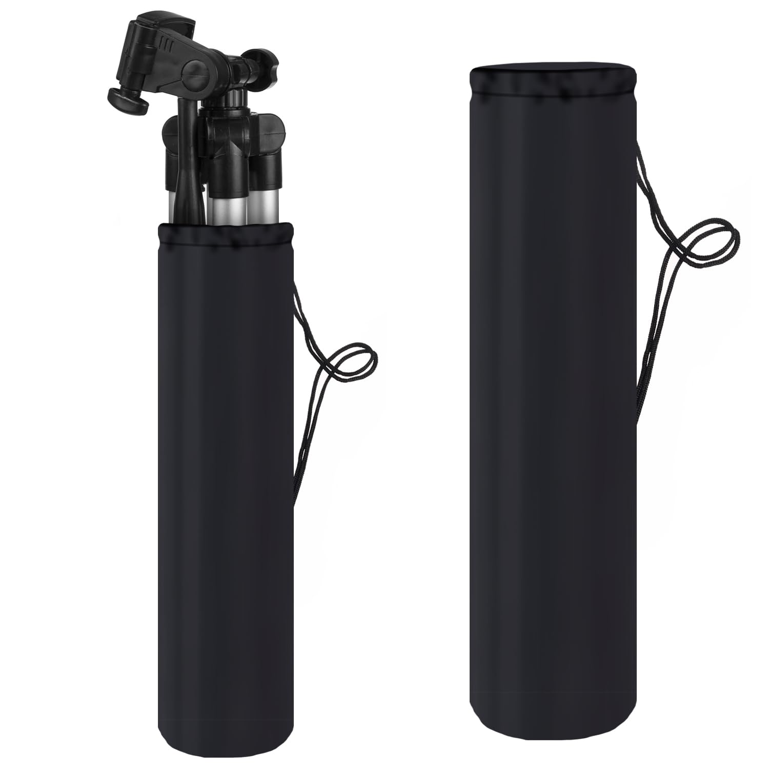 Maclean MC-164 Treppiede Universale 1/4" Con Supporto Per Telefono E Borsa, Altezza Regolabile 36-102cm
