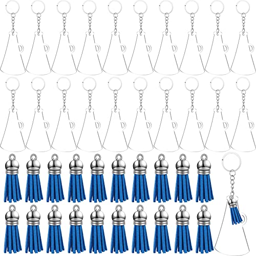40 Pcs Acrylic Cheer Megaphone Key Chains with Tassel, 20pcs 3'' Blank Keychain Ring and 20pcs Keychain Tassel Cheerleading Graduation Gift for DIY Keychain Crafting Project (Clear and Blue) 40 Pcs Acrylic Cheer Megaphone Key Chains with Tassel, 20pcs 3'' Blank Keychain Ring and 20pcs Keychain Tassel Cheerleading Graduation Gift for DIY Keychain Crafting Project (Clear and Blue)