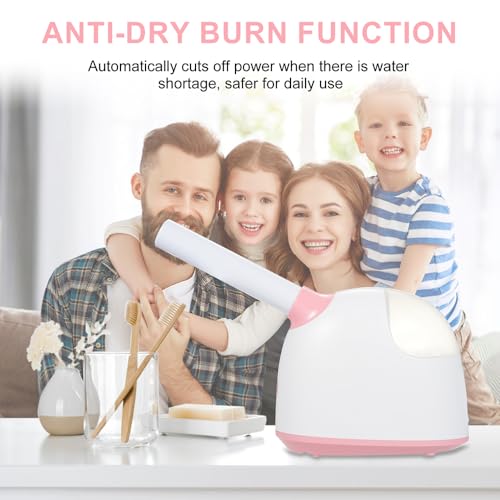 Bestauty Facial Steamer - Ionic Face Steamer with 360° Rotatable Sprayer for Deep Cleaning, 104℉ Constant Temperature Spray for Salon Facial Experience Portable Home Skin Care - Image 7