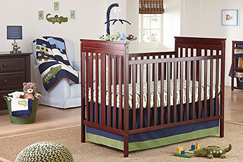 NoJo Alligator Blues 4 Piece Crib Set