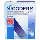 NicoDerm CQ 7mg Step 3 Nicotine Patches to Help Quit Smoking - Stop Smoking Aid, 14 Count