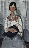 Posterazzi Gypsy Woman with Ba Poster Print by 1919 Amedeo Modigliani (1884-1920/ Italian) Oil on canvas National Gallery of Art Washington D.C, (18 x 24)