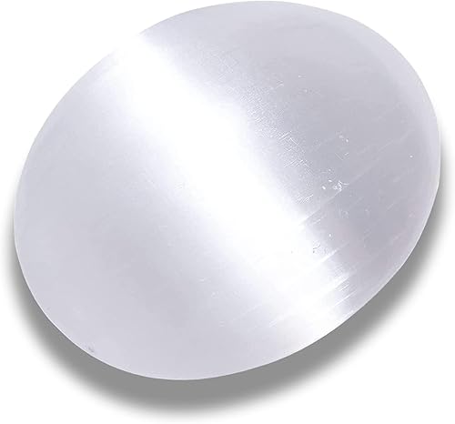 Piedra de palma de cristal de selenita, reiki natural y equilibrio de chakras corporales, efectos de cristal calmantes y curativos, lo mejor para