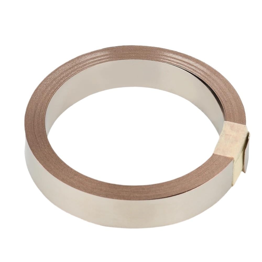 1 Stück T2 vernickeltes Kupferband, Zubehör for Punktschweißgeräte, Schweißgerät, Kupferblechrolle, Breite 10 mm(0.2mm*10M)