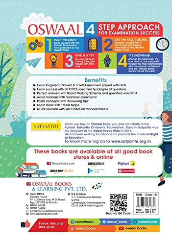 Image of Oswaal ICSE Sample Question Papers Class 10 Geography Book (Reduced Syllabus for 2021 Exam)