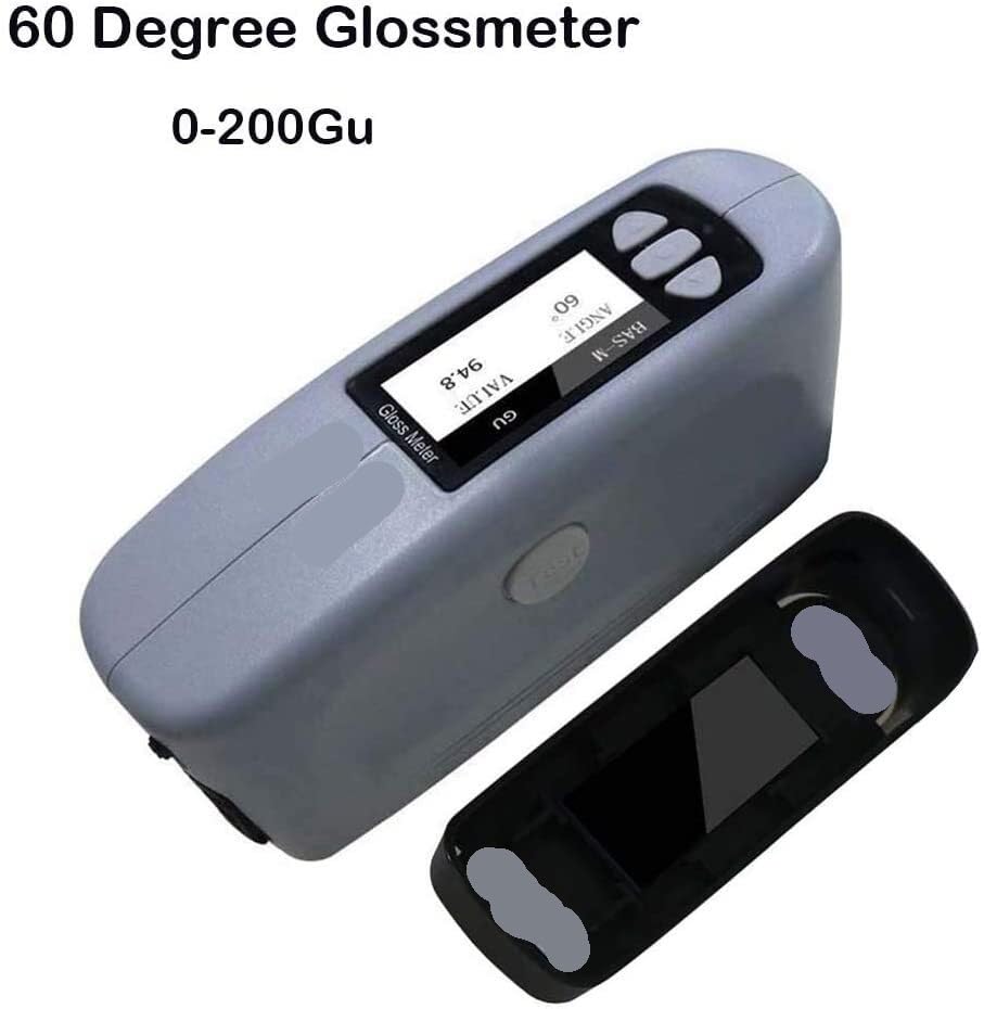 Colorímetro, Medidor de brillo 60 grados, probador mármol cerámica tinta pintura con rango medición 0-200 Gu