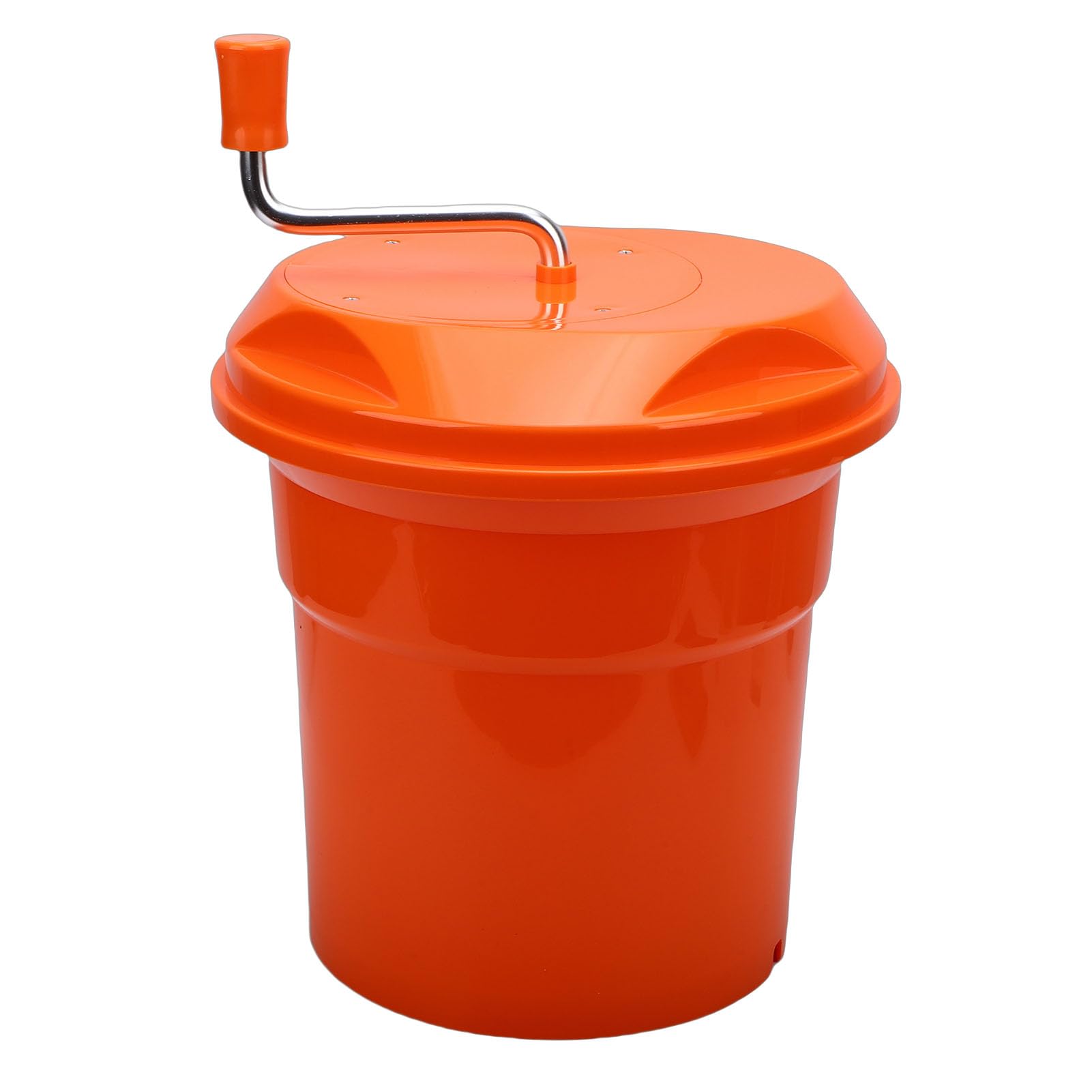 Bewinner Centrifugador de Ensalada con de Freno, 12L de Gran Capacidad, Secador Manual de Verduras para Cocina, Uso Comercial y Doméstico, Centrifugador de Lechuga