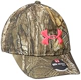 Under Armour Women's Camo Cap, Realtree Ap-Xtra/Pink Chroma, One Size