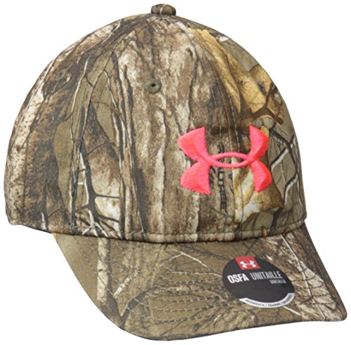 Under Armour Women's Camo Cap, Realtree Ap-Xtra/Pink Chroma, One Size Fits All