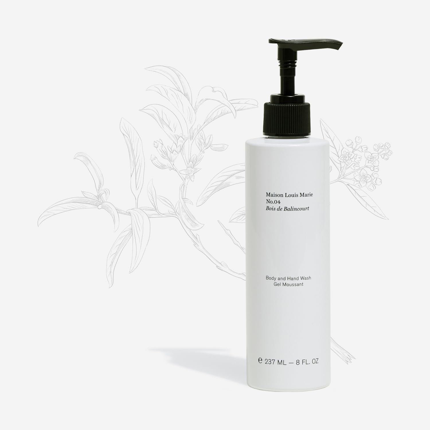 Maison Louis Marie - No.04 Bois de Balincourt Natural Body + Hand Wash | Luxury Clean Beauty + Non-Toxic Fragrance (8 fl oz | 237 ml) 2 Maison Louis Marie - No.04 Bois de Balincourt Natural Body + Hand Wash | Luxury Clean Beauty + Non-Toxic Fragrance (8 fl oz | 237 ml)