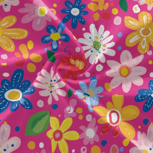 Mallas de yoga premium con efecto melocotón, pantalones florales elegantes con bolsillos 6