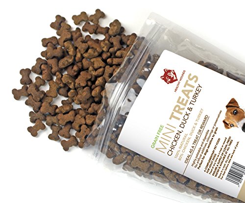 Healthy HoundsNatural Poultry Dog Training Treats - Pack of 5 x 500g - Grain Free Hypoallergenic Puppy Treat for Skin, Coat & Joint Support - Chicken Duck & Turkey