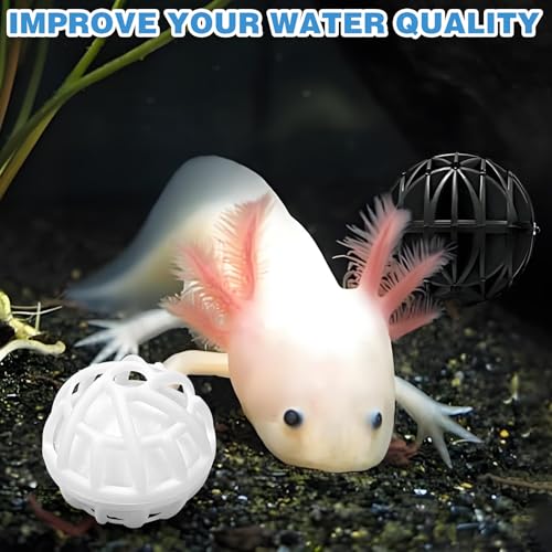 Image of 1Pcs Tree Root Landscaping, 4Pcs Fish Tank Filter Balls White & Black Driftwood for Aquarium Fish Tank Cave Aquarium Hideout, Decorative Accessories Suitable for Aquatic Animals