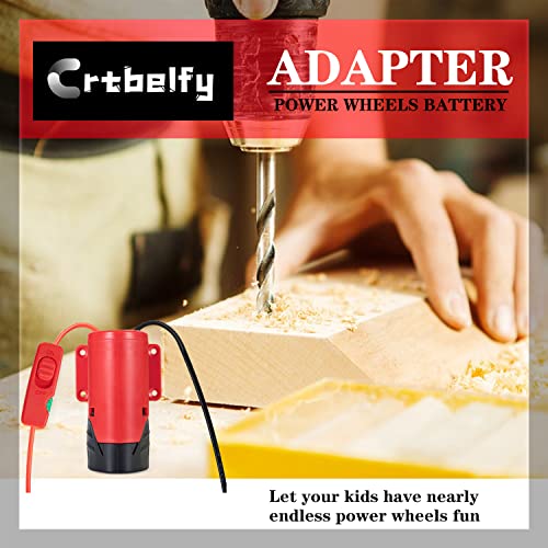Crtbelfy Upgraded M12 Battery Adapter For Milwaukee 12V Battery Adapter All-In-One Design Of The Fuse And Switch Power Wheel Adapter For Milwaukee M12 Converter Kit 14 Gauge With Fuses & Wire Terminals thumb #4